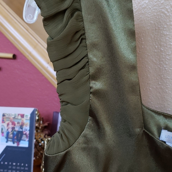 NWT London Times silk trapeze dress 8 color- kale - Picture 12 of 16